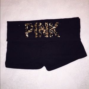 Pink -Victoria Secret yoga shorts